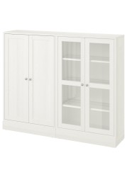 HAVSTA Storage combination w glass-doors