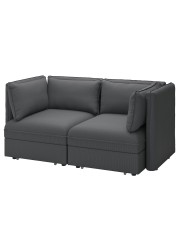 VALLENTUNA 2-seat modular sofa w 2 sofa-beds