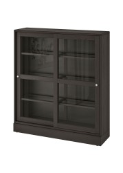 HAVSTA Glass-door cabinet with plinth