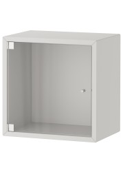 EKET Wall cabinet with glass door