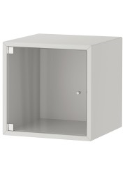 EKET Wall cabinet with glass door