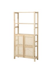 IVAR Shelving unit with doors