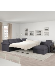 GRÖNLID Crnr sofa-bed, 5-seat w chaise lng