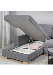 SÖRVALLEN 4-seat sofa with chaise longues