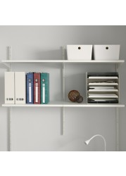 BOAXEL / LAGKAPTEN Shelving unit with table top