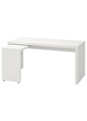 MALM Desk with pull-out panel