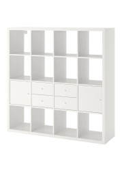 KALLAX Shelving unit with 4 inserts