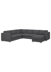 VIMLE Cvr crnr sofa, 5-seat w chaise lng