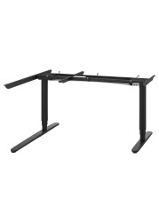 BEKANT Underframe sit/stand crnr table, el