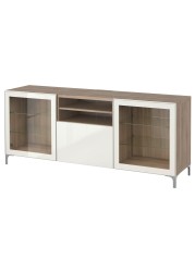 BESTÅ TV bench with doors and drawers