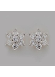 18k NAKSHATRA DIAMOND EARRING 0.62 CTS-White Gold