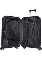 Eminent Brand 3-Piece-Set of Hardsided PP 4 Twin-Wheel Spinner Luggage Trolley in Dark Blue Color B0011-3_DBL