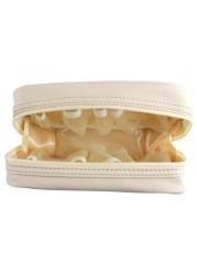 Aroma Tierra - Cosmetic And Essential Oil Bag - Floral White