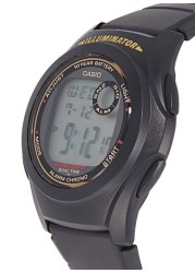 Casio - Boys&#39; Water Resistant Resin Digital Watch F-200W-9A