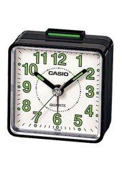 Casio - Analog Desk Clock Black 5.7x5.7x3.3cm