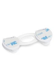 Vee Seven Child Protective Multi Purpose short Lock, Toilet Lock, Cabinet lock, safety Lock 3M Taped