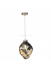 Indoor Evelyn Glass Pendant Light D1831 - Chrome