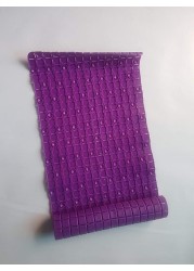 Non Slip Shower Mat Purple 78 x 35 cm