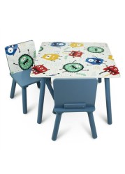 Monster Table With 2 Chairs Set - Multicolour