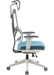 Aero Chair Ergonomic Design, Premium Office &amp; Computer Chair with Multi-adjustable features by Navodesk (MARINE BLUE)