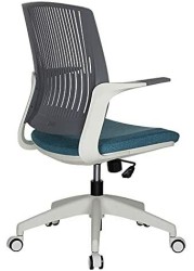 BASIC Chair, Ergonomic Desk Chair, Office &amp; Computer Chair for Home &amp; Office by Navodesk (STEEL BLUE)