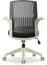 BASIC Chair, Ergonomic Desk Chair, Office & Computer Chair for Home & Office by Navodesk (BLACK & WHITE)