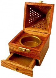 Saqoware Wooden Incence-Bakhoor Burner Large