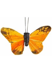 Shinoda Design Center 0165500200 12 Piece Monarch Butterfly Decor, 3, Orange