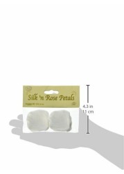 Beistle Silk &#39;N Rose Petals (white) (60/Pkg)