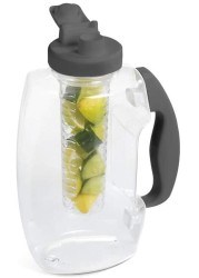 INFUJUG - 1.8 Liter Fruit Infuser Pitcher Jug BPA-Free Leakproof I Infusion of Tea vegetable Fruits for Vitamins