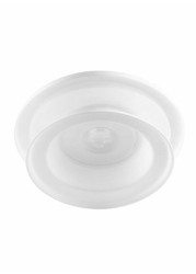 Generic Cake Making Turntable Rotating Decorating Platform Stand White 28x7x28centimeter