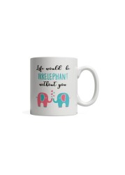 Giftmate Irrelephant Printed Ceramic Tea and Coffee Mug 320ml