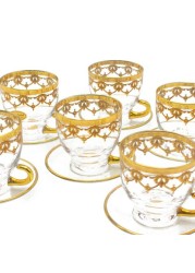 San Marco 6pcs Tea Cup &amp; 6pcs Saucer- Made In Italy