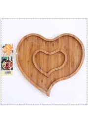 Lihan - Wooden Bamboo Serving Tray Brown For Nuts And Candy 2X28X28Centimeter