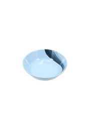 Royalford Melamine 8.5&quot; Super Ray Stainless Steel Serving Bowlblue