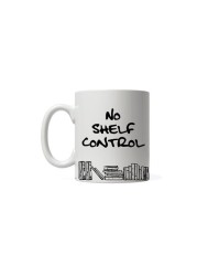 Giftmate Shelf Control Printed Ceramic Tea and Coffee Mug 320ml