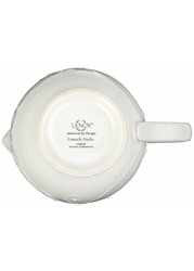 Lenox French Perle Sauce Pitcher, White -