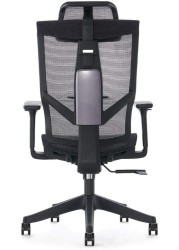 AERO Chair, Ergonomic Design, Premium Office &amp; Computer Chair with Multi-adjustable features by Navodesk (PURE BLACK)