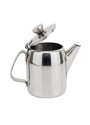 SUNNEX STAINLESS STEEL TEA POT 31330Q, 0.5 LITRE, SILVER