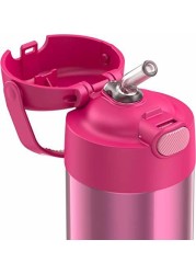 Thermos Funtainer Ss Insulated Straw Bottle 12Oz Pink