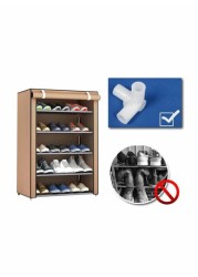 Generic Six-Layered Shoe Rack Coffee 57X15X7Centimeter