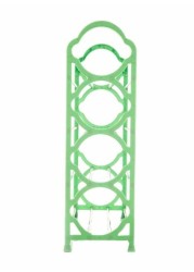 Sharpdo 4-Layer Shoe Rack Green/White