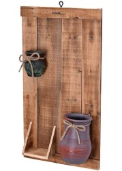 Yatai - Rustic Hanging Shelves Wall Decor Swing Shelf