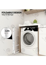 ONE TO FOUR Foldable Clothes Drying Laundry Rack, 3-Tier Hang Clothes Towel Laundry Dryer For Indoor, Outdoor, White