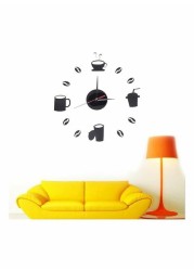 Generic Lack Romantic Acrylic Watches Living Room Bedroom Mirror Wall Back Clock Multicolour