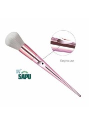 SAPU 10pcs Pink Makeup Brushes set Beauty Make up with Cosmetic Pouch Complete Wool