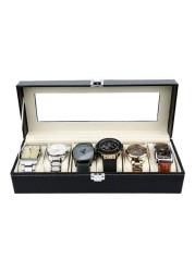 Generic 6-Slots Watch Box Organizer