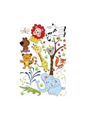 StickieArt - Jungle Toons Wall Decal - Large - 60 x 90 cm - STA-179