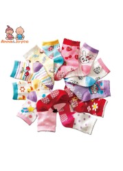 12 pairs/lot early childhood socks cotton floor socks boy gril baby short socks non-slip 1-5 years