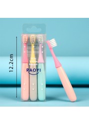 3Psc Children Dental Care Toothbrush Set Cute Soft Bristles Oral Health Care Baby Training Toothbrushes Dental Care